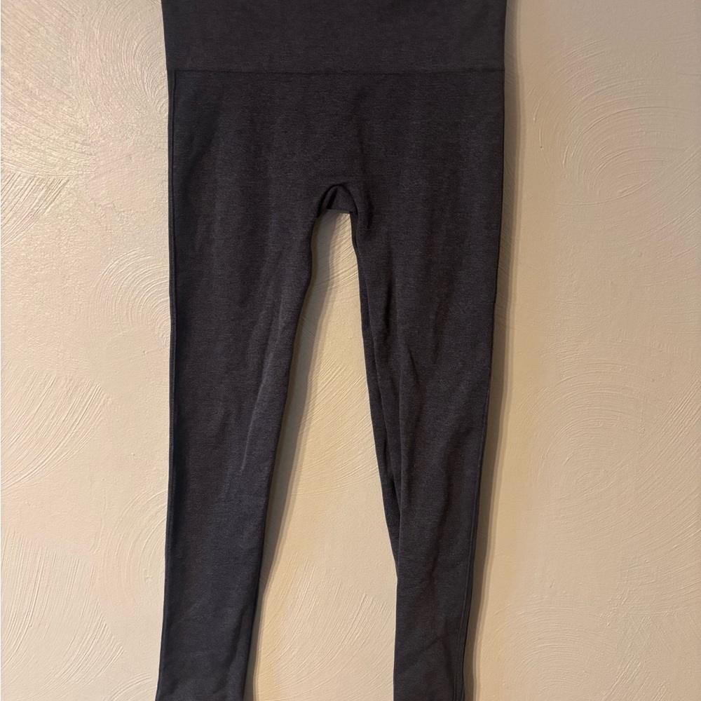 SPANX Charcoal Leggings with High Waist